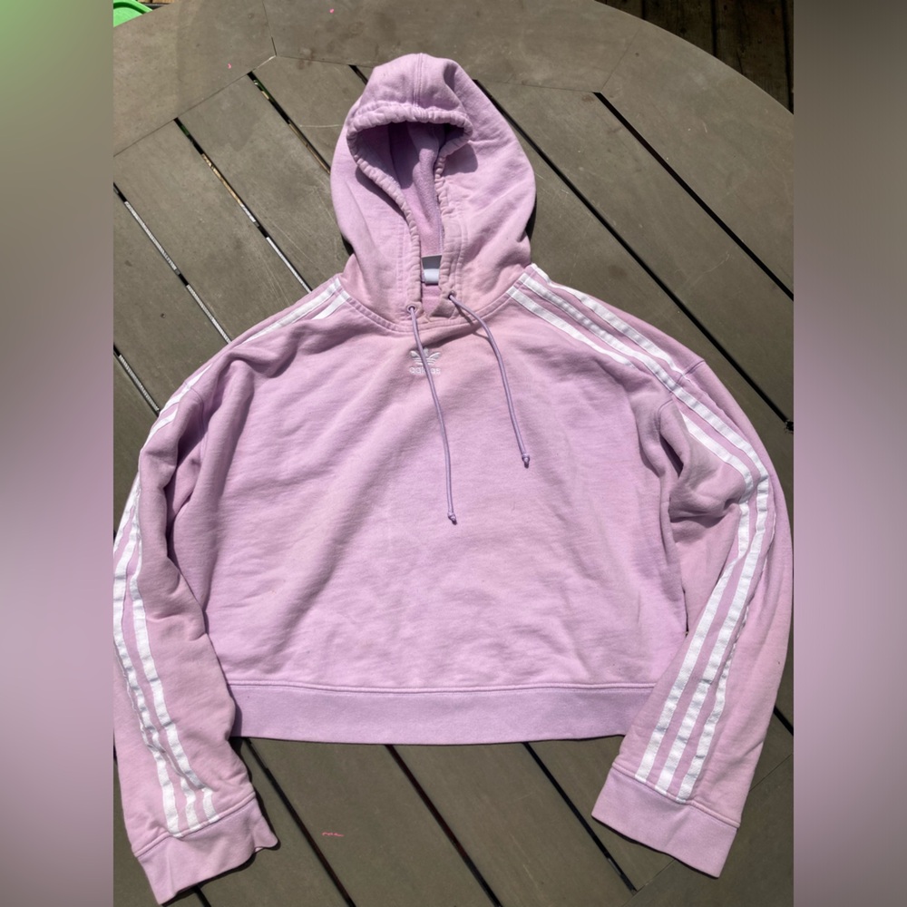 Lilac adidas hoddie